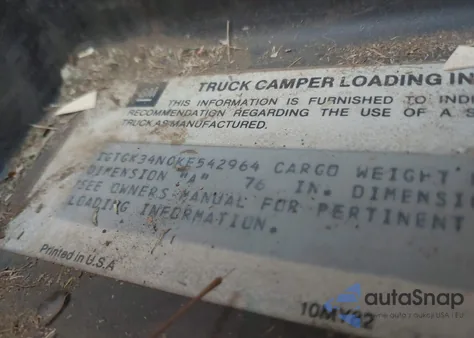 1989 GMC Sierra K3500 from USA, damaged, VIN 1GTGK34N0KE542964